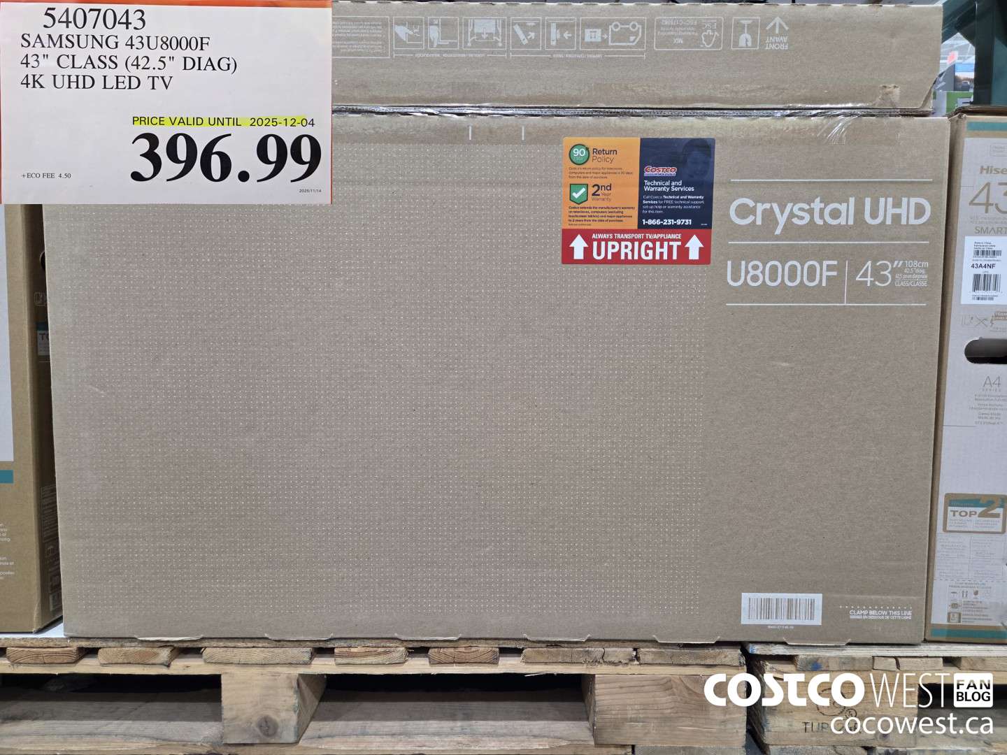 5407043 SAMSUNG 43U8000F 43