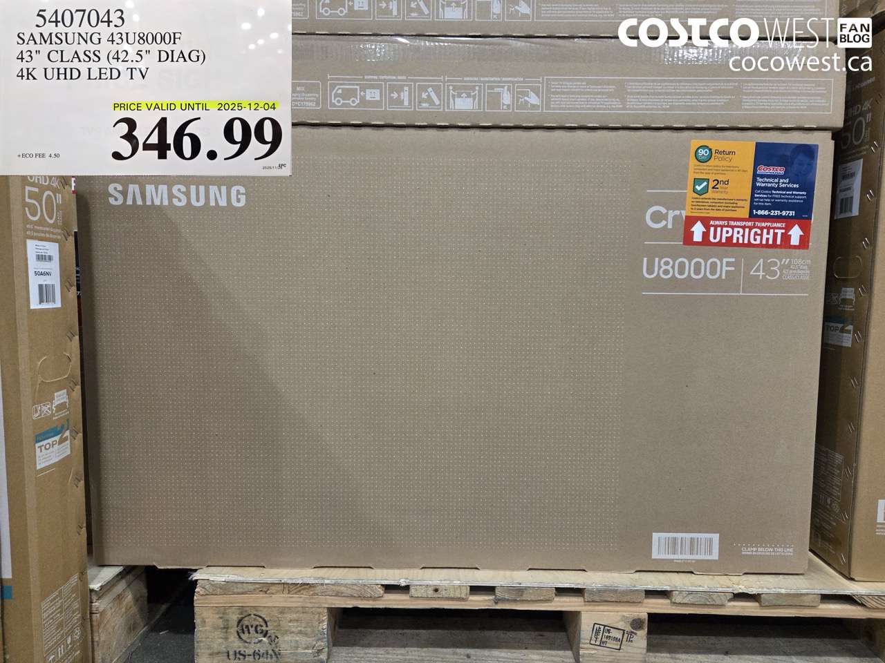 5407043 SAMSUNG 43U8000F 43