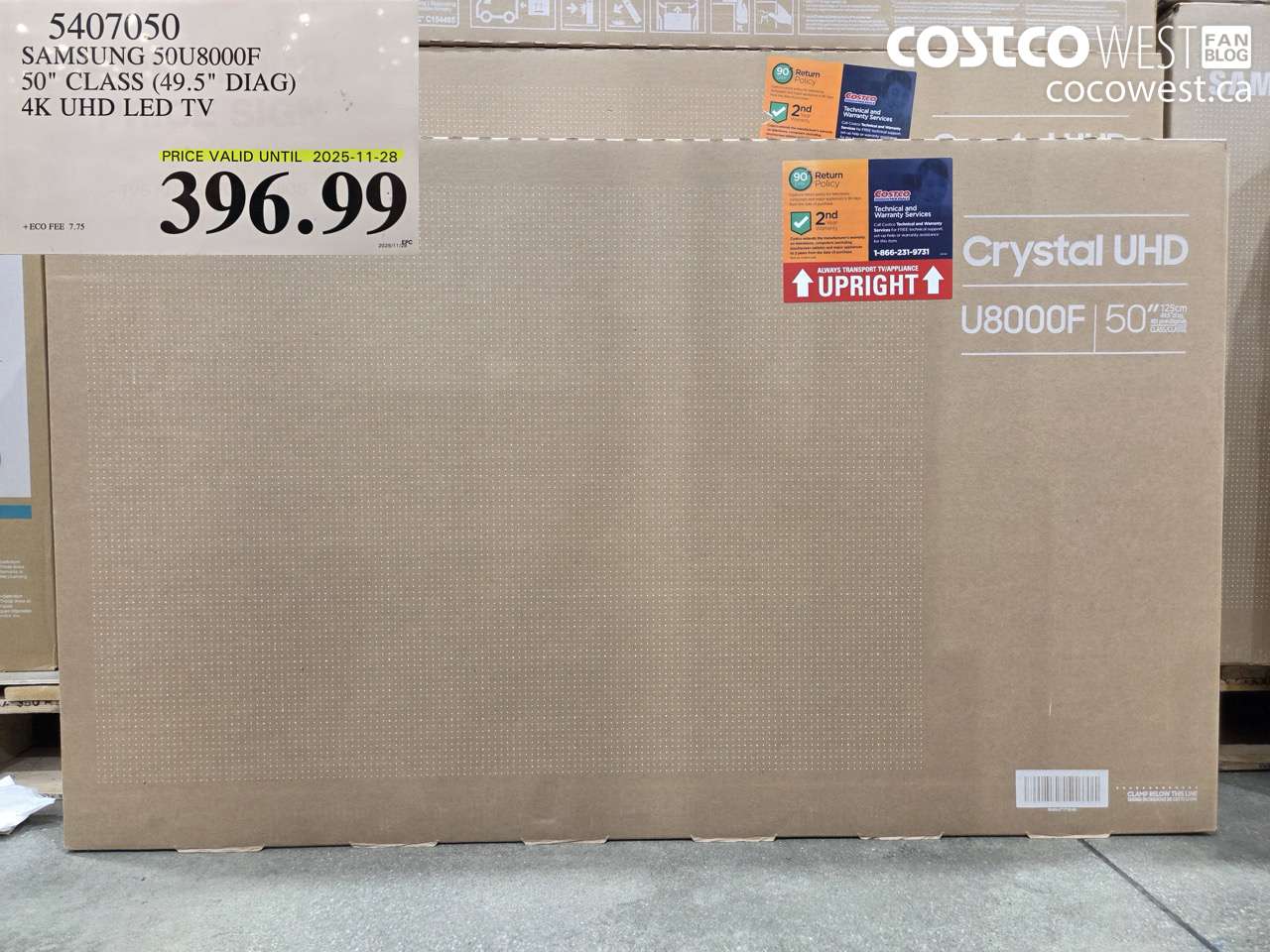 5407050 SAMSUNG 50U8000F 50