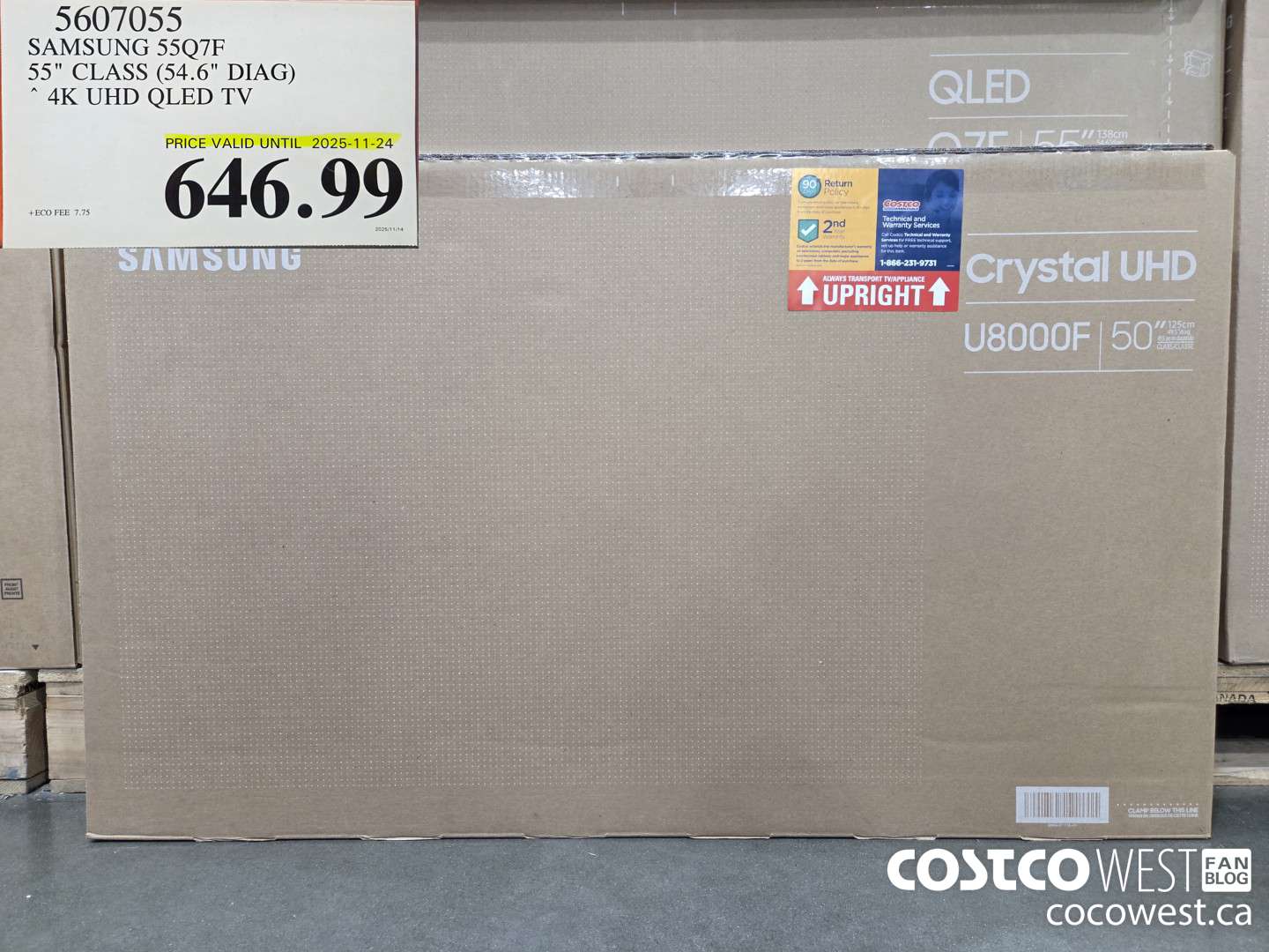 5607055 SAMSUNG 55Q7F 55