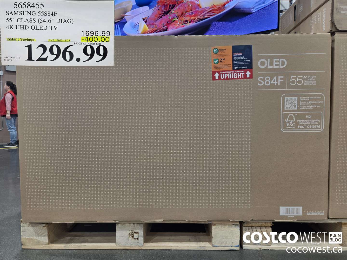 5658455 SAMSUNG 55S84F 55