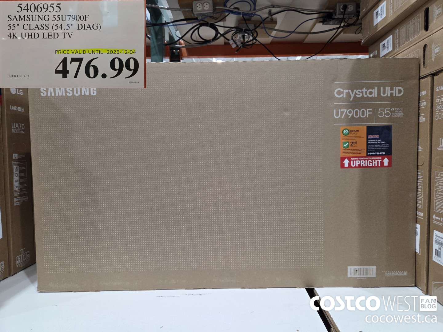 5406955 SAMSUNG 55U7900F 55