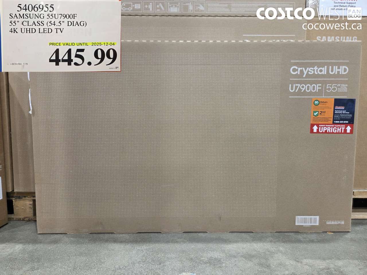 5406955 SAMSUNG 55U7900F 55