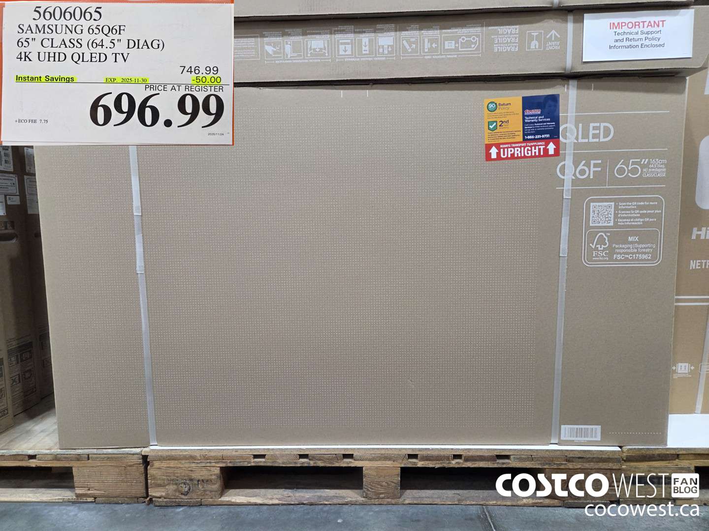 5606065 SAMSUNG 65Q6F 65