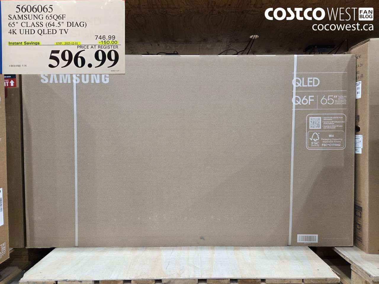 5606065 SAMSUNG 65Q6F 65