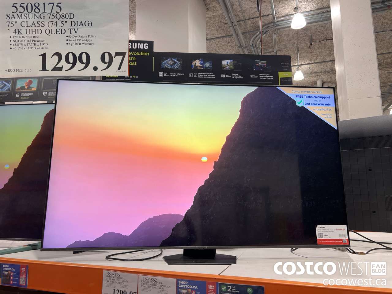 5508175 SAMSUNG 75Q80D 75