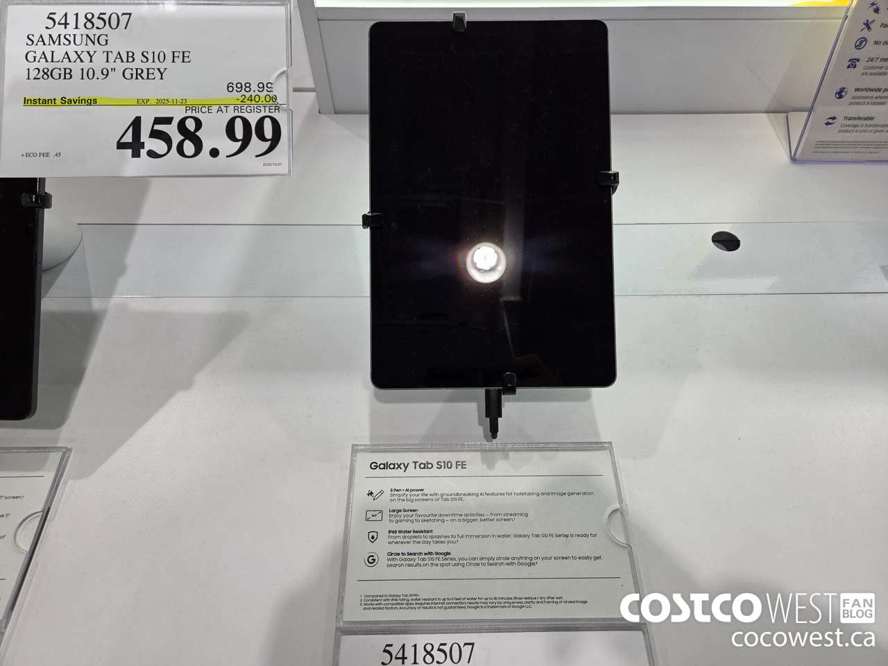 5418507 SAMSUNG GALAXY TAB S10 FE 128GB 10.9