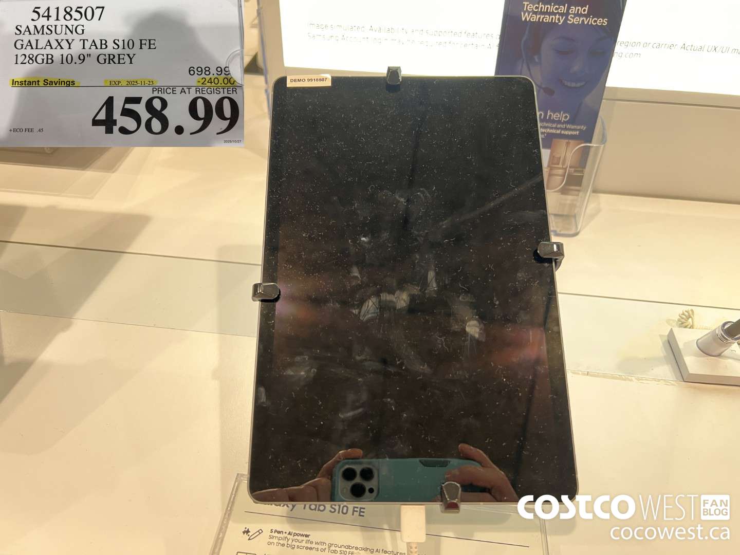 5418507 SAMSUNG GALAXY TAB S10 FE 128GB 10.9