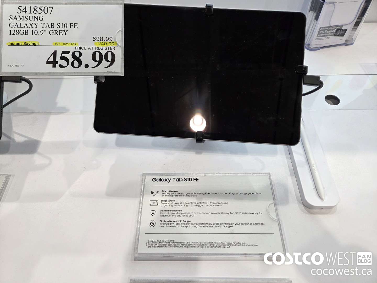 5418507 SAMSUNG GALAXY TAB S10 FE 128GB 10.9