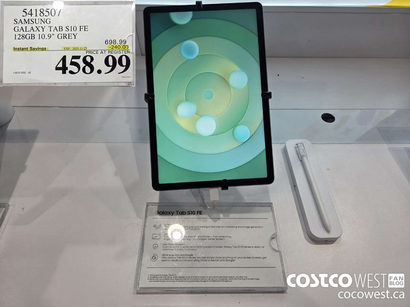 5418507 SAMSUNG GALAXY TAB S10 FE 128GB 10.9