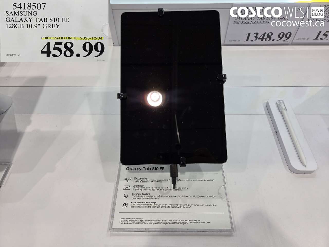 5418507 SAMSUNG GALAXY TAB S10 FE 128GB 10.9