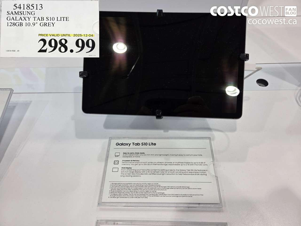 5418513 SAMSUNG GALAXY TAB S10 LITE 128GB 10.9