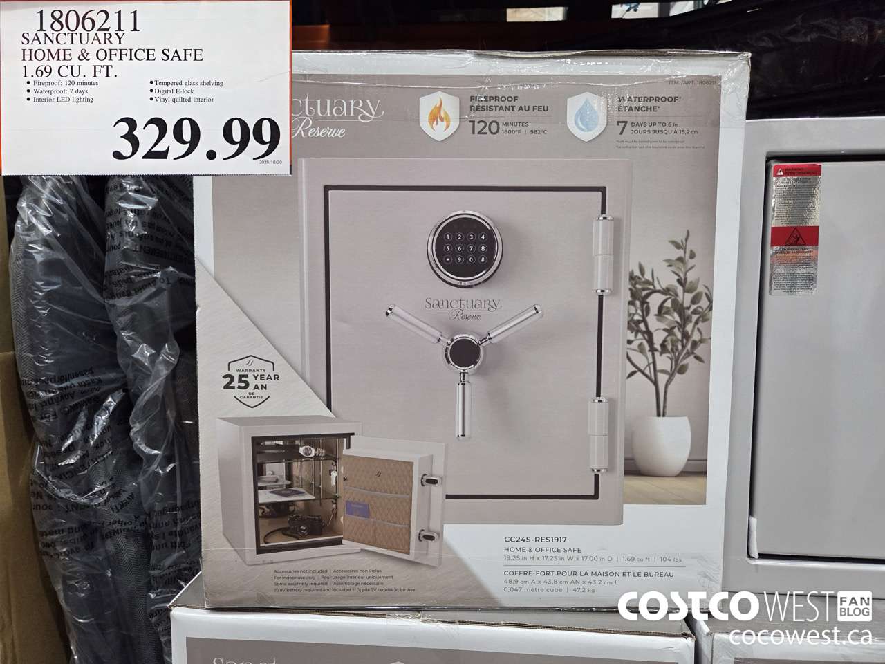 1806211 SANCTUARY HOME & OFFICE SAFE 1.69 CU FT $329.99
