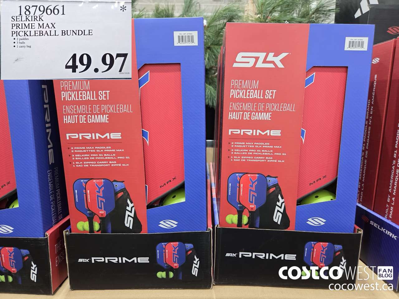 1879661 SELKIRK PRIME MAX PICKLEBALL BUNDLE $49.97