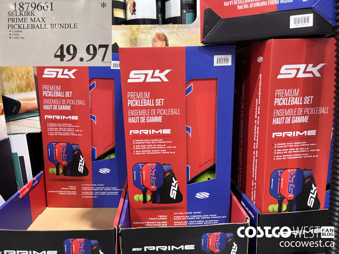 1879661 SELKIRK PRIME MAX PICKLEBALL BUNDLE $49.97