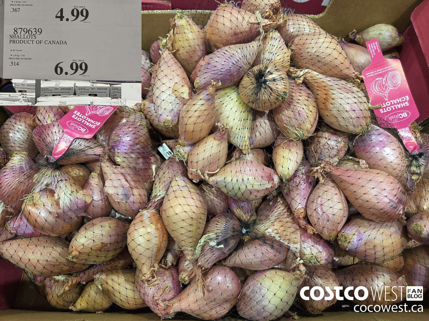 879639 SHALLOTS PRODUCT OF CANADA $6.99