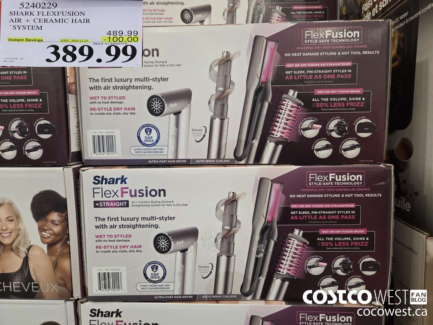 5240229 SHARK FLEXFUSION AIR + CERAMIC HAIR SYSTEM ($100.00 INSTANT SAVINGS EXPIRES ON 2025-11-23) $389.99