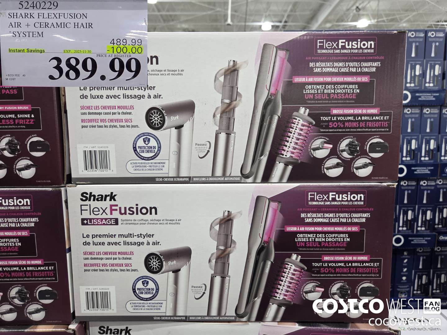 5240229 SHARK FLEXFUSION AIR + CERAMIC HAIR SYSTEM ($100.00 INSTANT SAVINGS EXPIRES ON 2025-11-30) $389.99