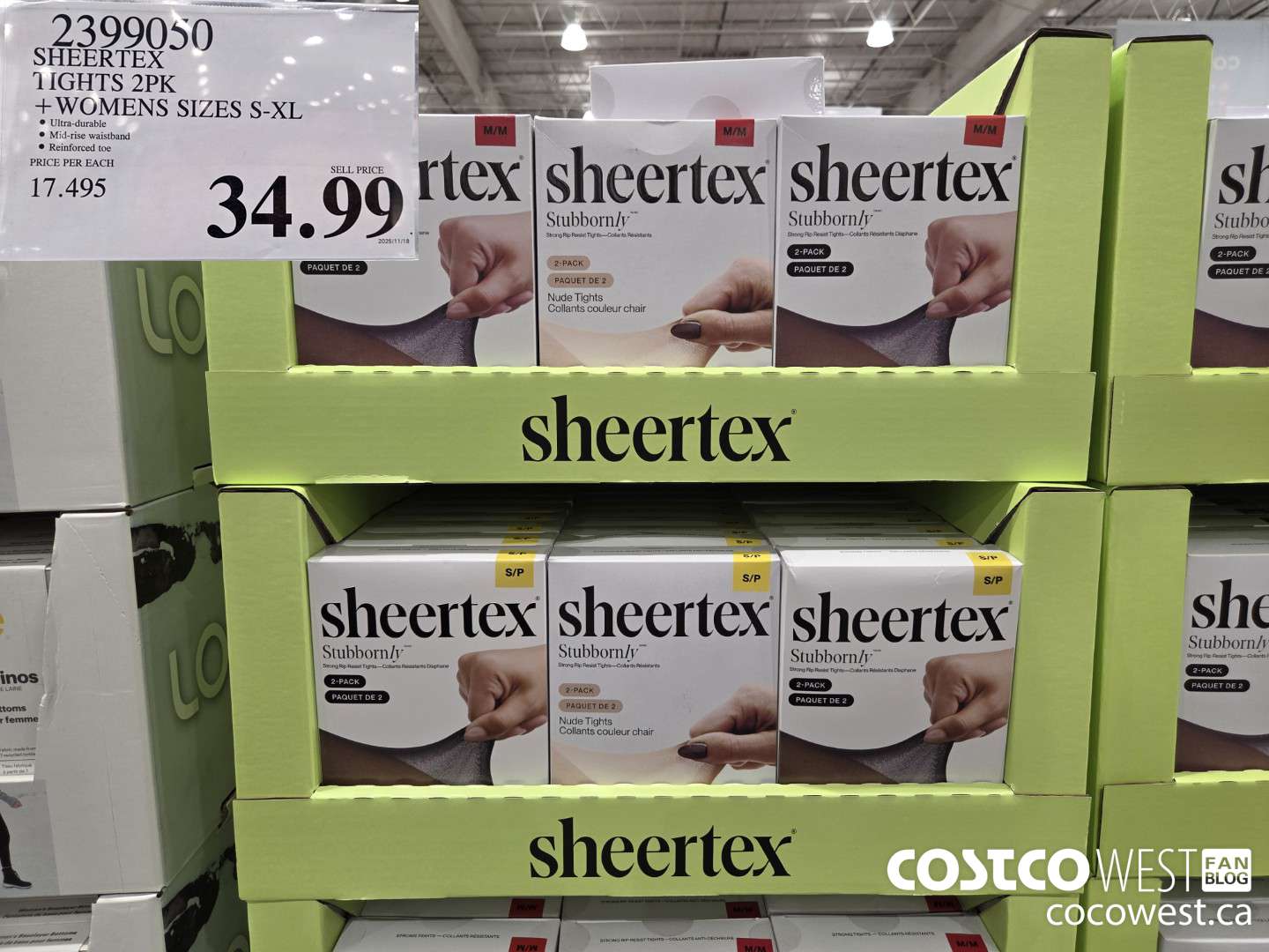 2399050 SHEERTEX LIGHTS 2PK WOMENS SIZES S-XL $34.99