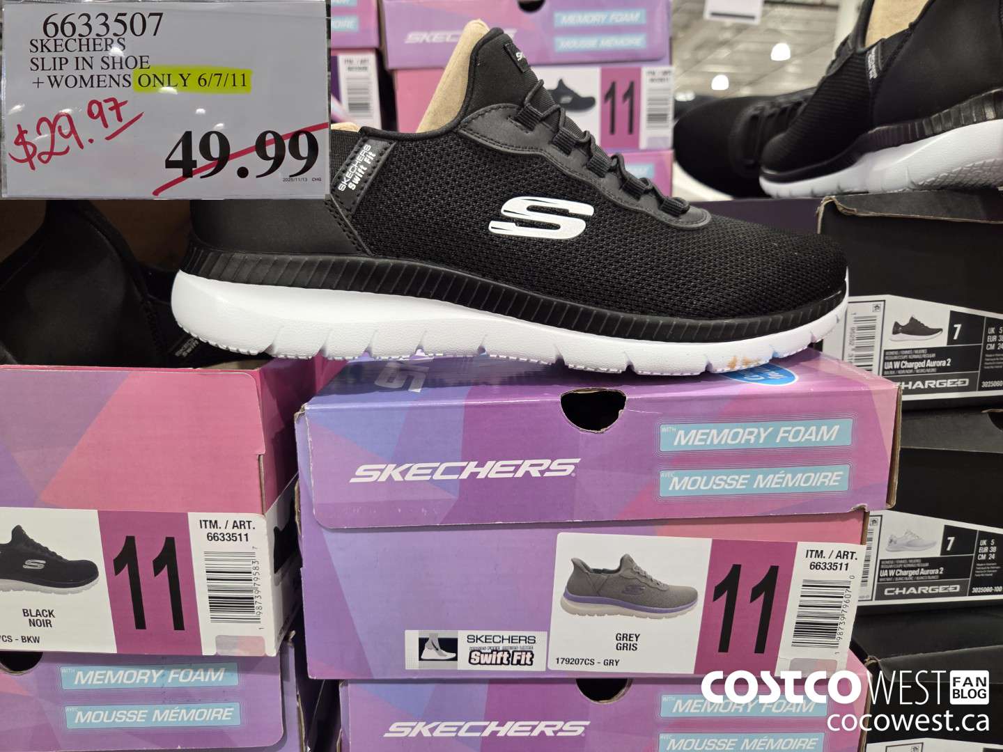 6633507 SKECHERS SLIP IN SHOE WOMENS SIZES 7-11 $29.97