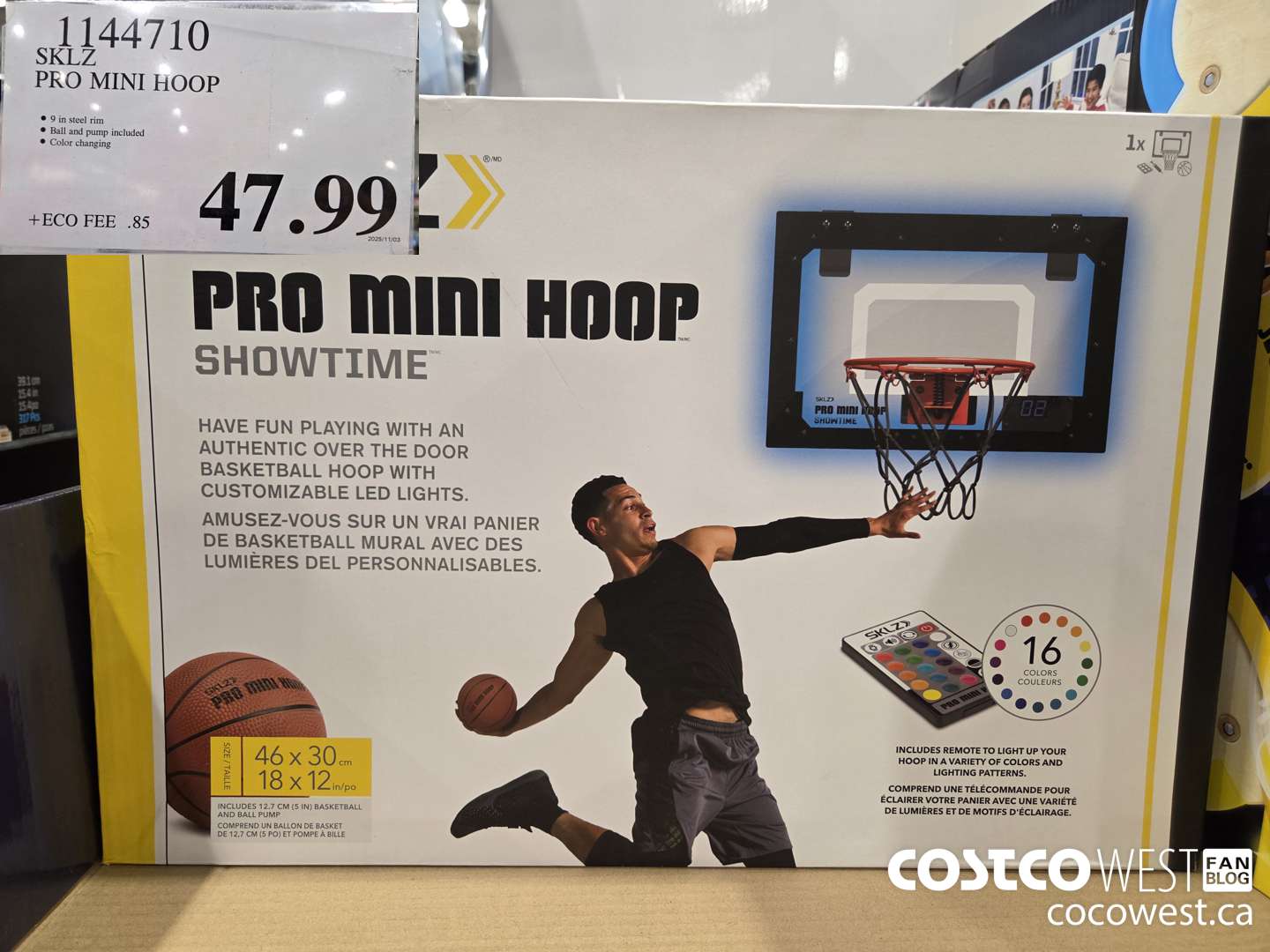 1144710 SKLZ PRO MINI HOOP $47.99