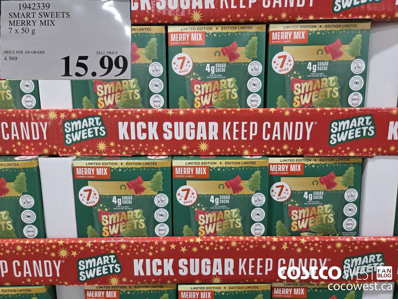 1942339 SMART SWEETS MERRY MIX 7 X 50G $15.99