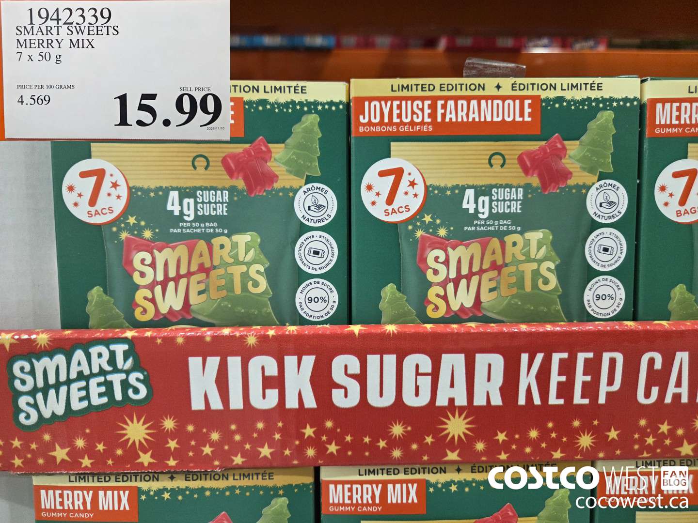 1942339 SMART SWEETS MERRY MIX 7 x 50 g $15.99