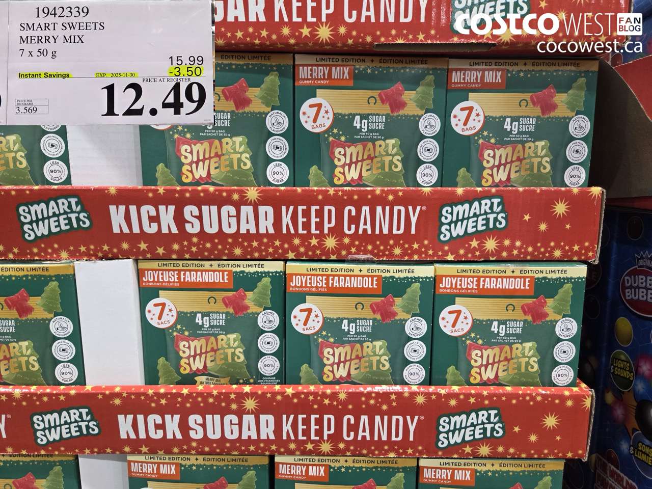 1942339 SMART SWEETS MERRY MIX 7 x 50 g ($3.50 INSTANT SAVINGS EXPIRES ON 2025-11-30) $12.49