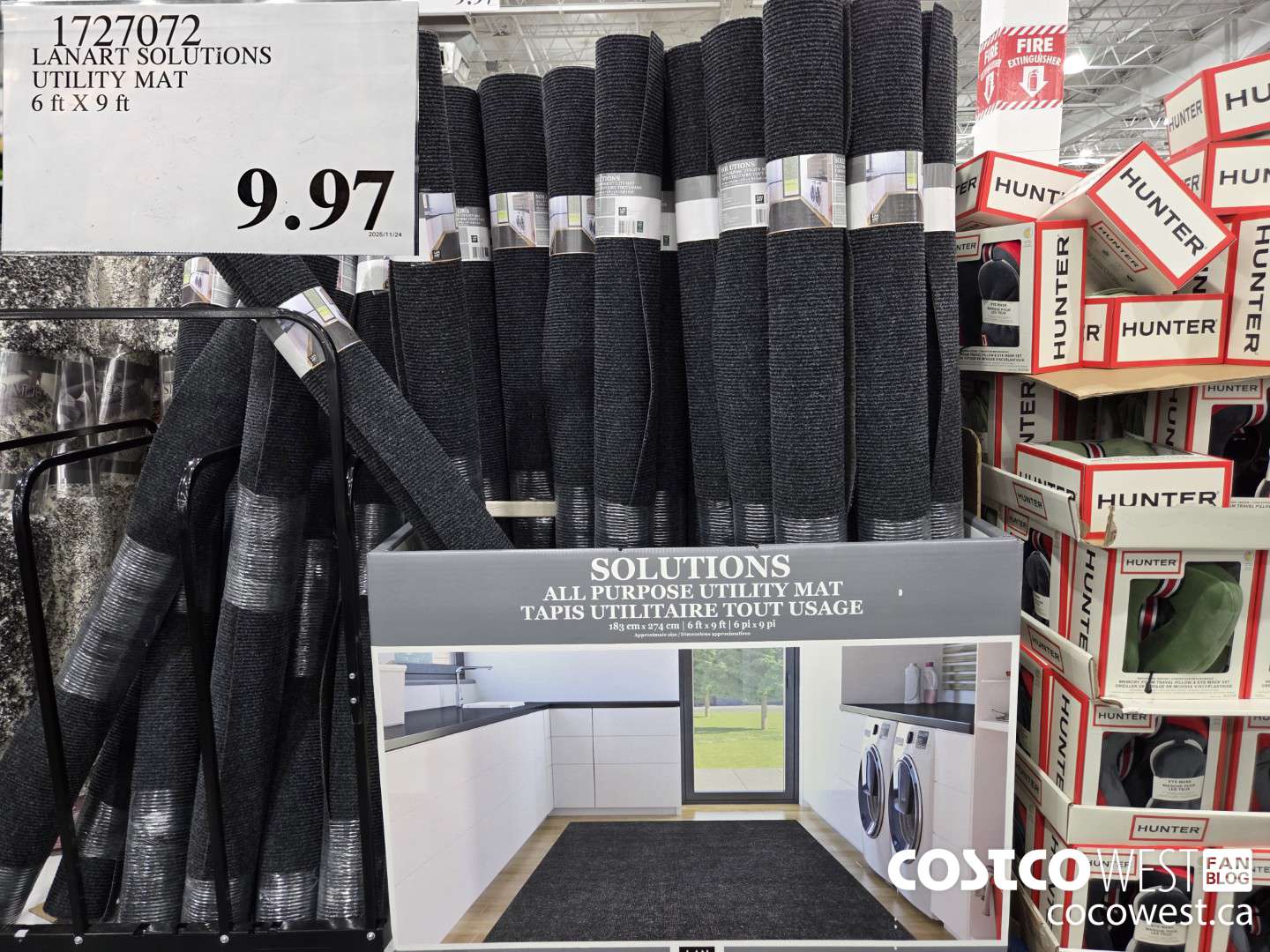 1727072 SOLUTIONS UTILITY MAT 6' X 9' $9.97