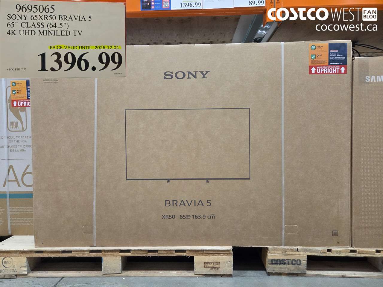 9695065 SONY 65XR50 BRAVIA 5 65
