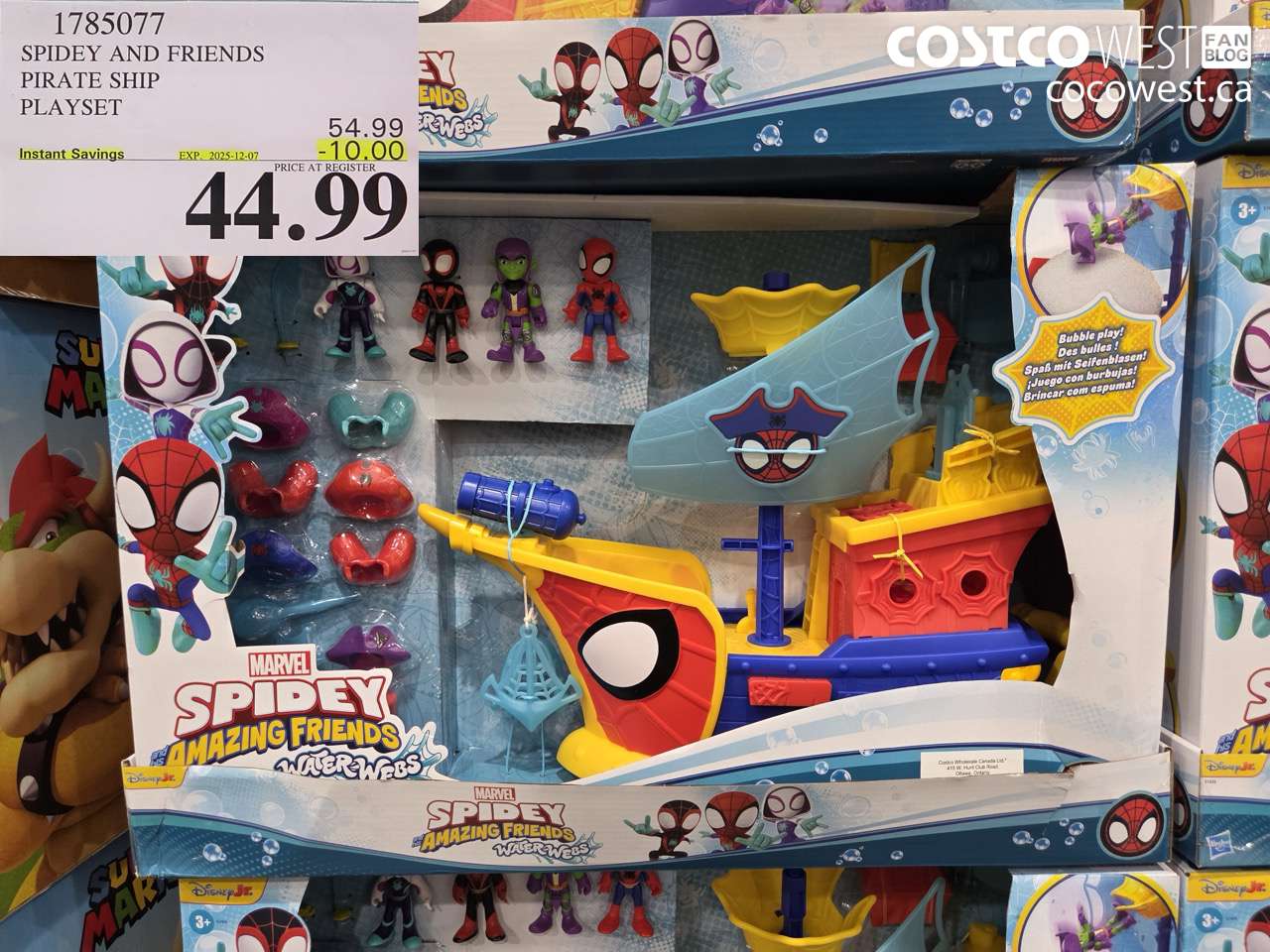 1785077 SPIDEY AND FRIENDS PIRATE SHIP PLAYSET ($10.00 INSTANT SAVINGS EXPIRES ON 2025-12-07) $44.99