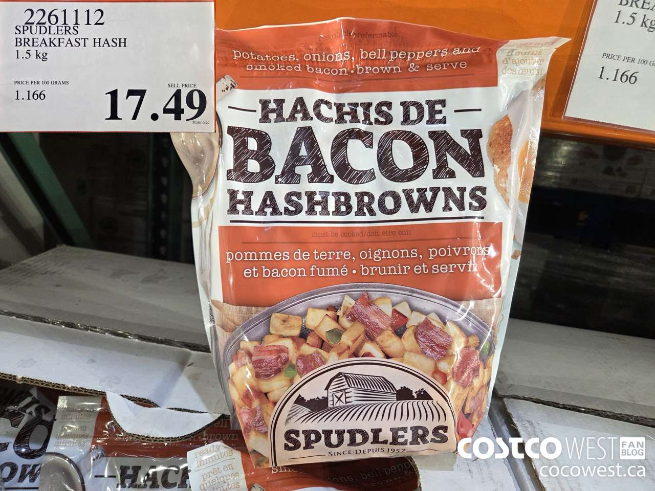 2261112 SPUDLERS BREAKFAST HASH 1.5 KG $17.49