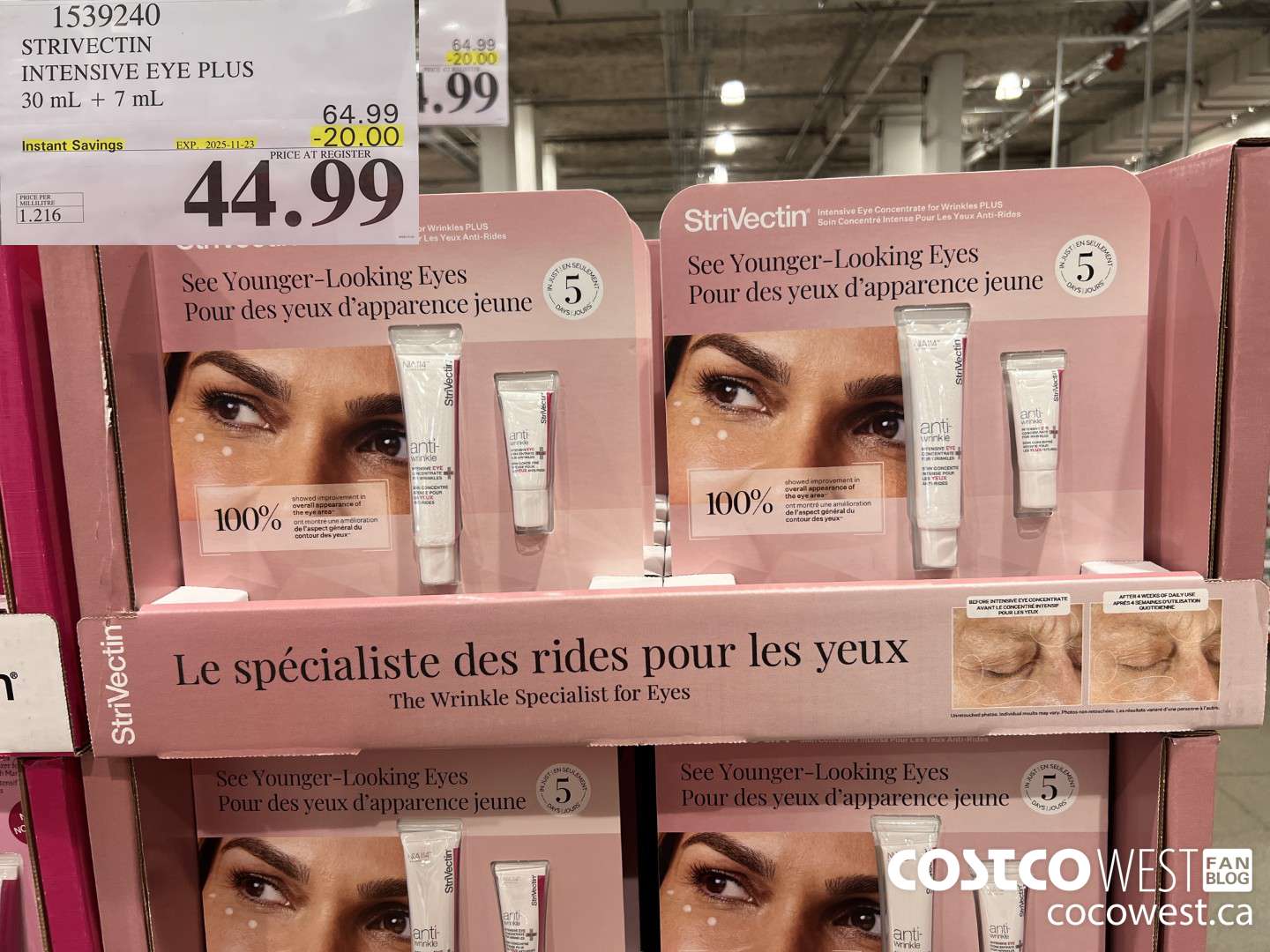 1539240 STIVECTIN INSENSITIVE EYE PLUS 30 ML + 7 ML ($20.00 INSTANT SAVINGS EXPIRES ON 2024-11-23) $44.99