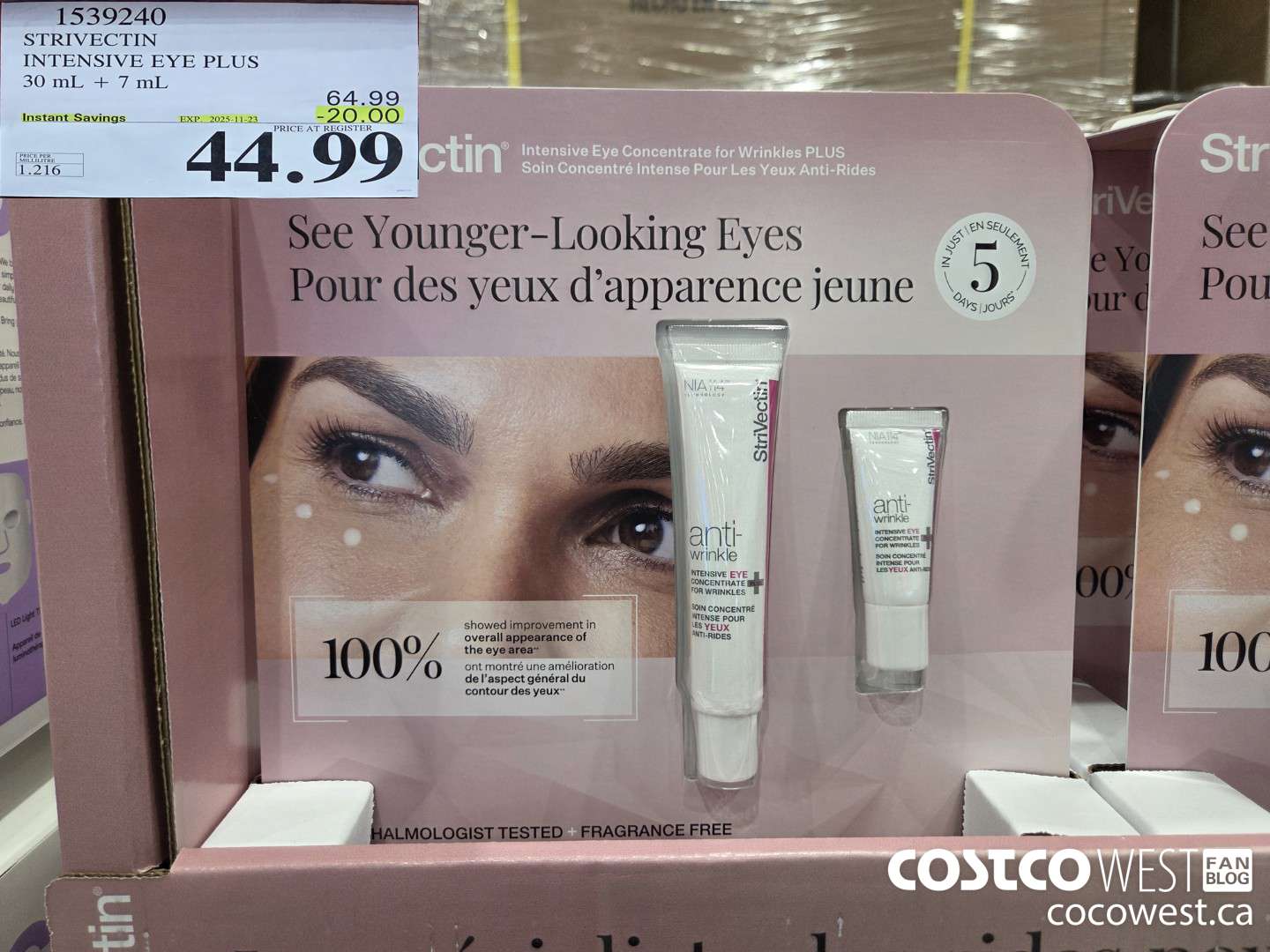 1539240 STIVECTIN INSENSITIVE EYE PLUS 30 ML + 7 ML ($20.00 INSTANT SAVINGS EXPIRES ON 2024-11-23) $44.99