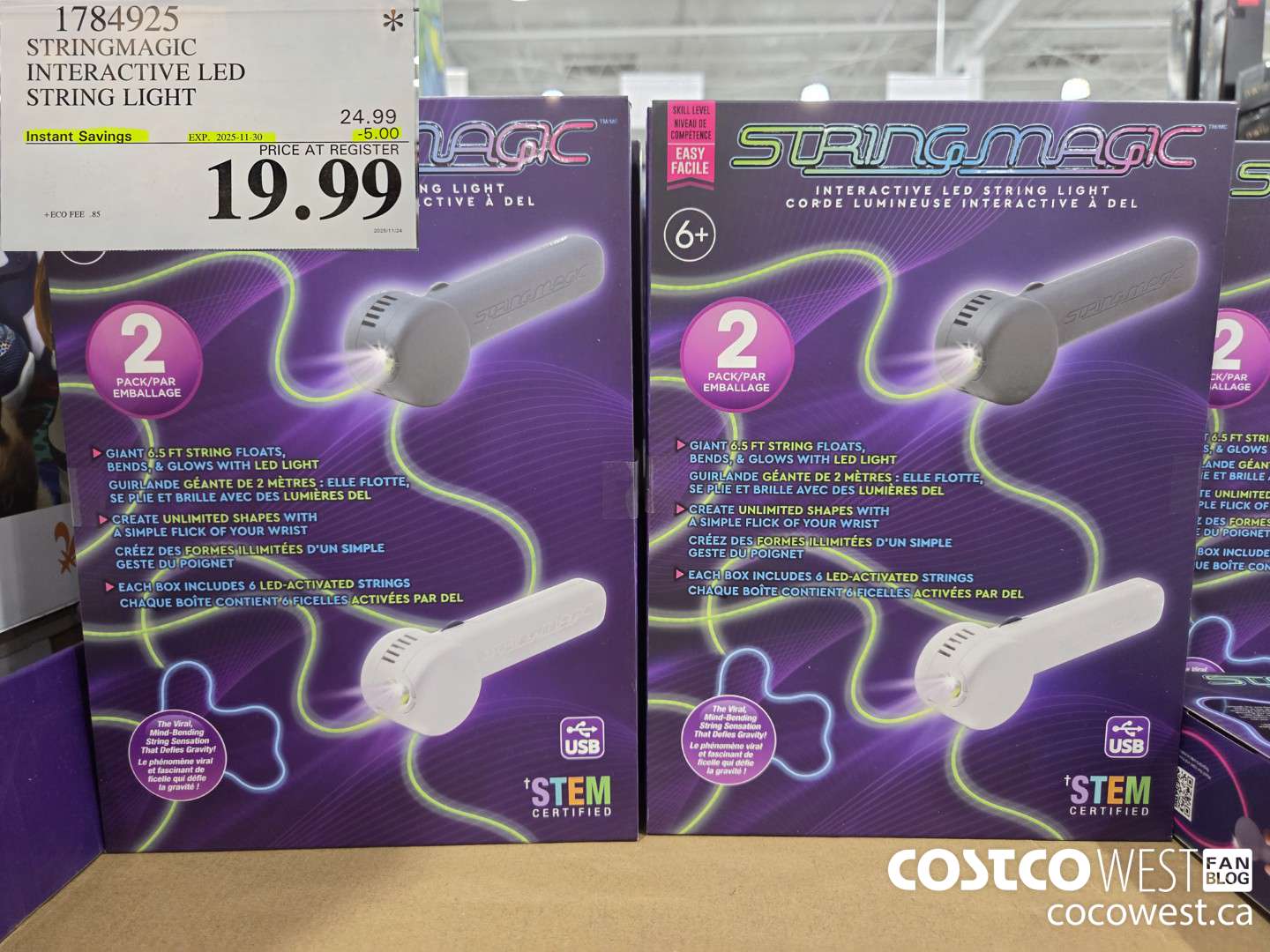 1784925 STRINGMAGIC INTERACTIVE LED STRING LIGHT ($5.00 INSTANT SAVINGS EXPIRES ON 2025-11-30) $19.99