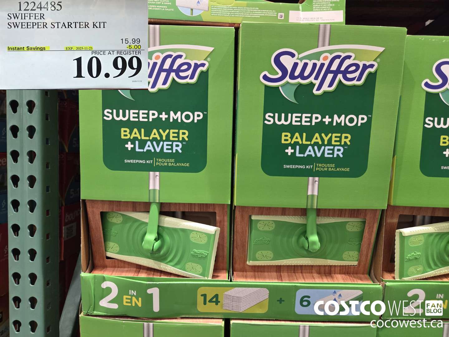 1224485 SWIFFER SWEEPER STARTER KIT ($5.00 INSTANT SAVINGS EXPIRES ON 2025-11-23) $10.99