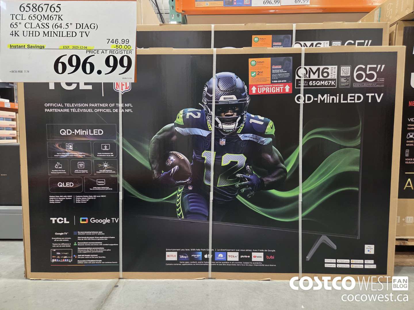 6586765 TCL 650M67K 65