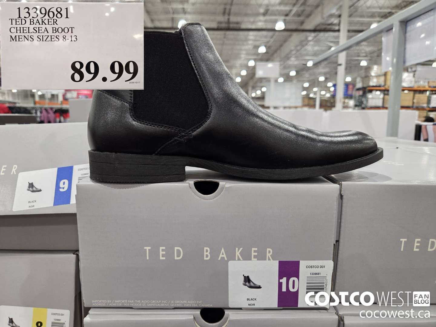 1339681 TED BAKER CHELSEA BOOT MENS SIZES 8-13  $89.99