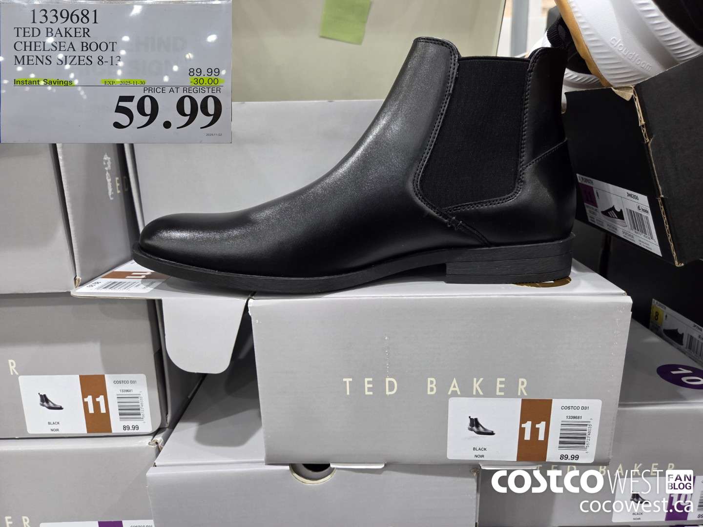 1339681 TED BAKER CHELSEA BOOT MENS SIZES 8-13  ($30.00 INSTANT SAVINGS EXPIRES ON 2025-11-30) $59.99
