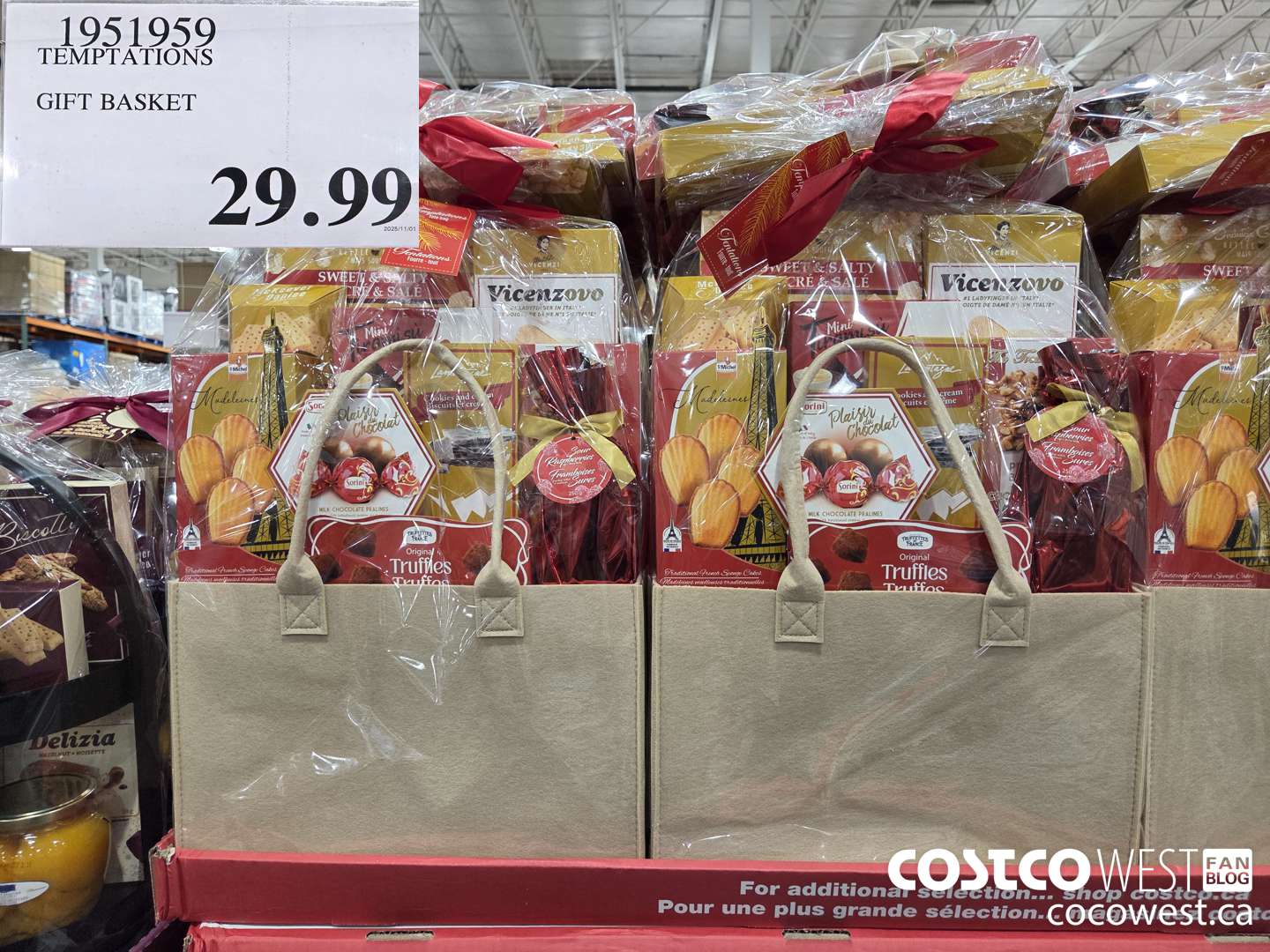 1951959 TEMPTATIONS GIFT BASKET $29.99