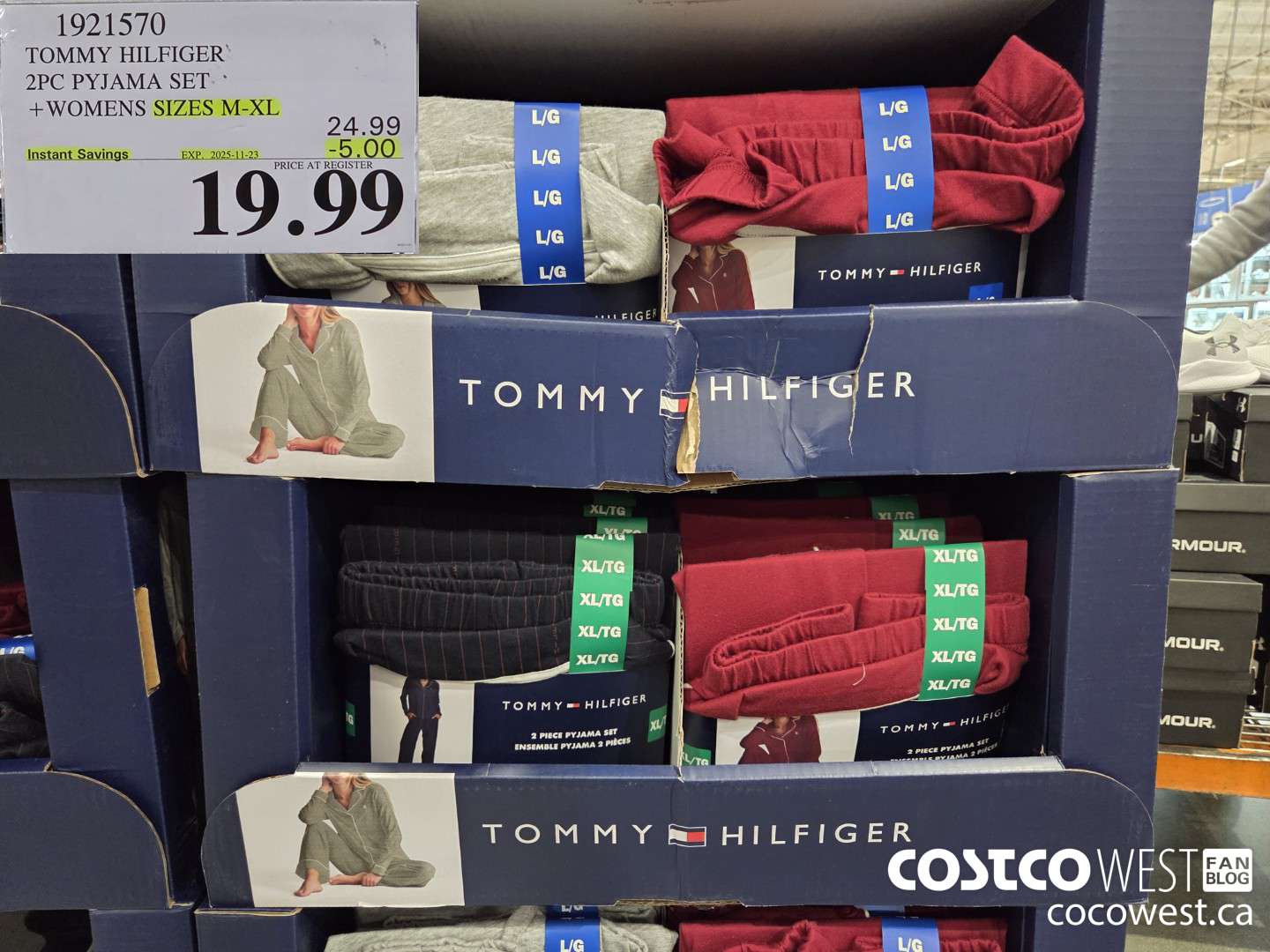 1921570 TOMMY HILFIGER 2PC PYJAMA SET WOMENS SIZES XS-XL ($5.00 INSTANT SAVINGS EXPIRES ON 2025-11-23) $19.99