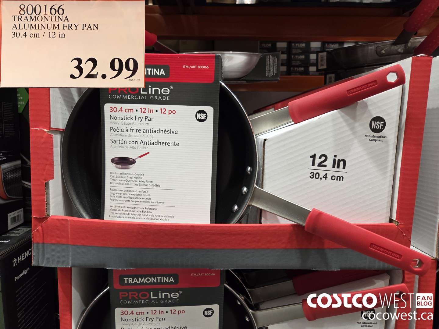 800166 TRAMONTINA ALUMINUM FRY PAN 30.4 cm / 12 in $32.99