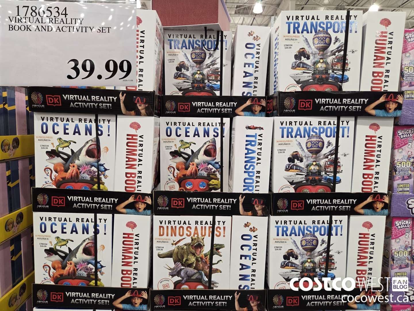 1786534 VIRTUAL REALITY BOOK AND ACTIVITY SET  $39.99