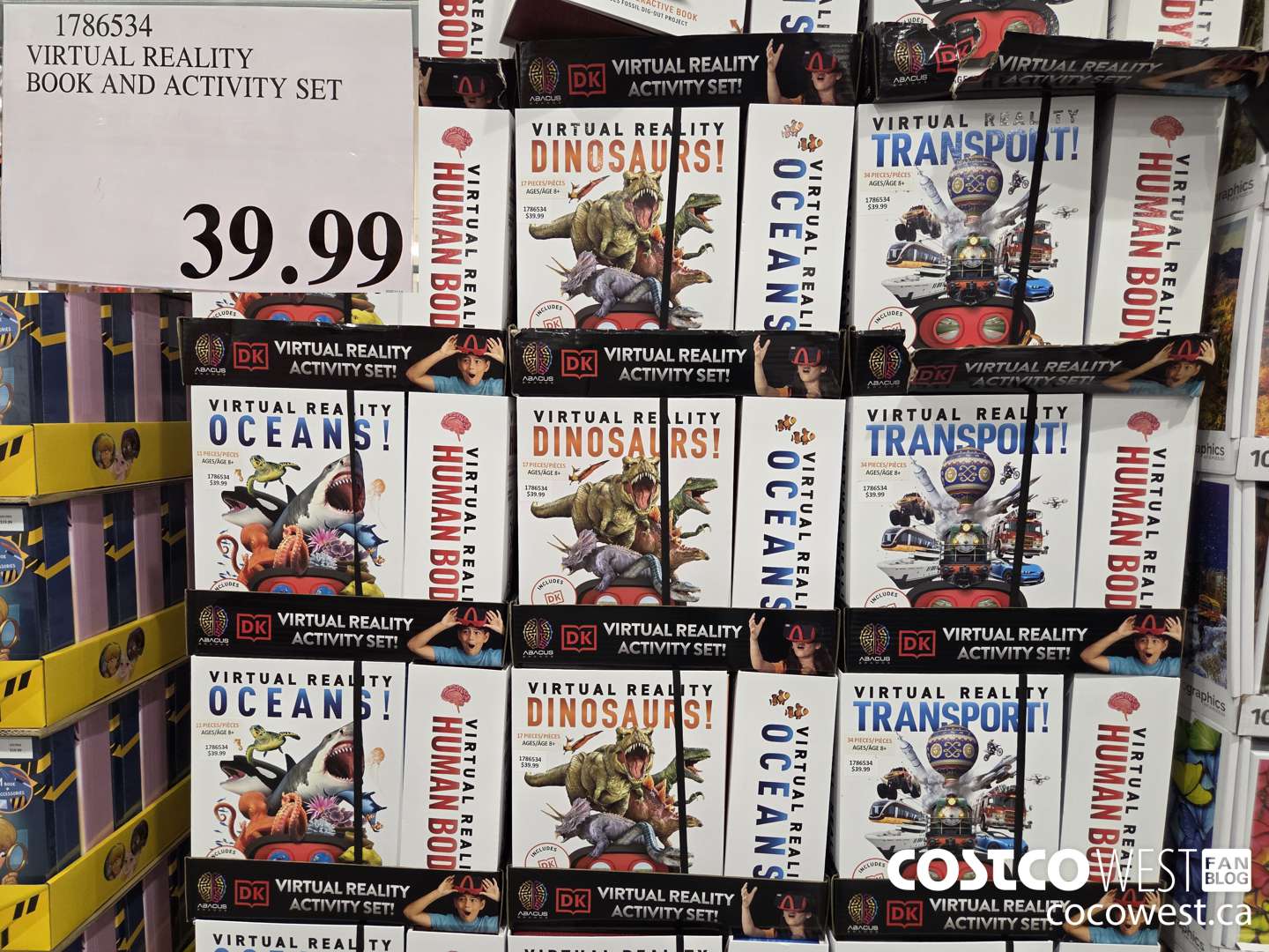 1786534 VIRTUAL REALITY BOOK AND ACTIVITY SET  $39.99