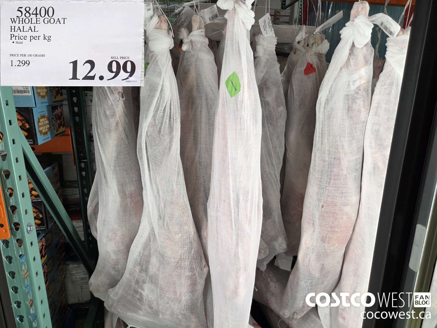 58400 WHOLE GOAT HALAL $12.99