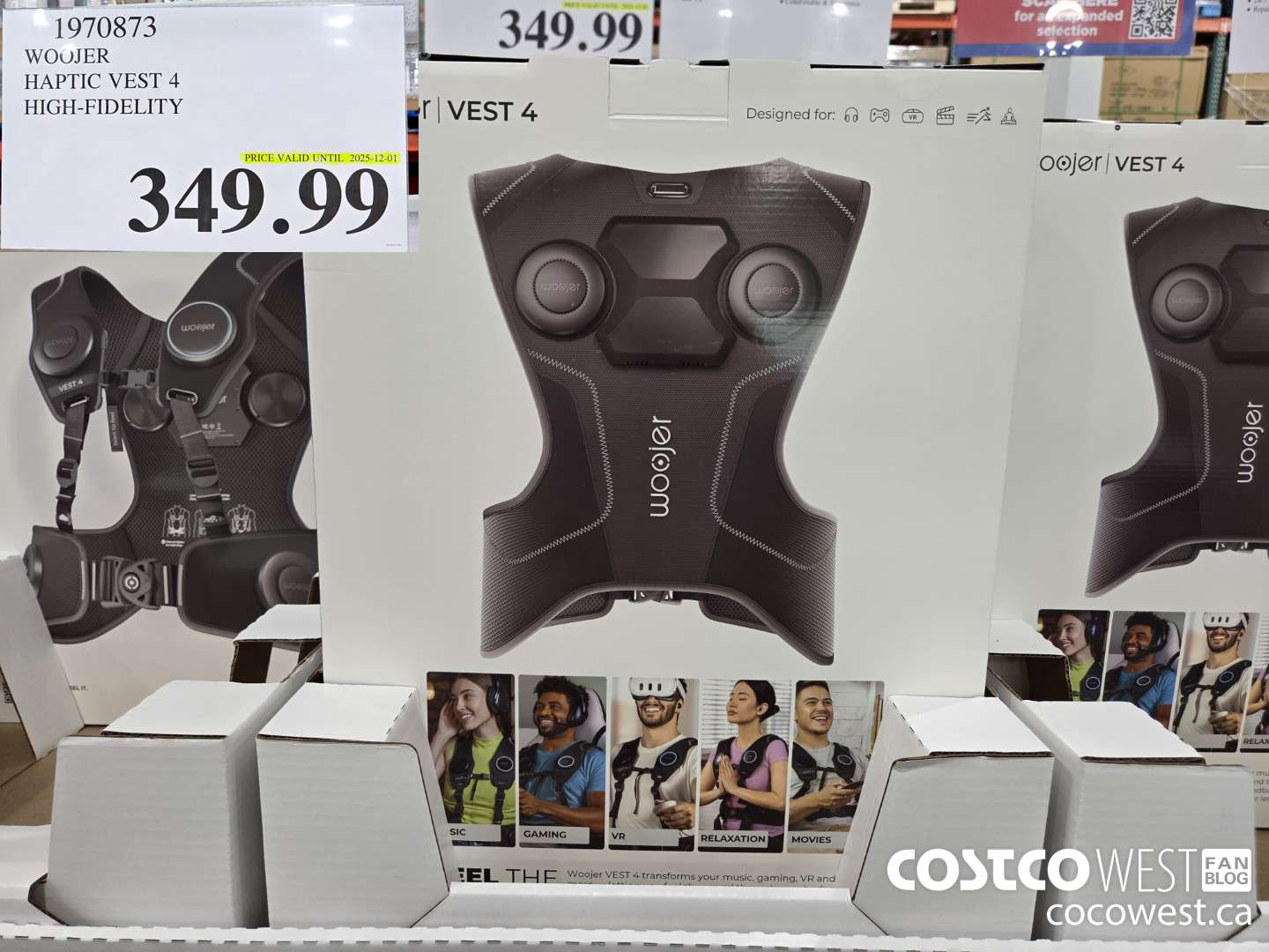 1970873 WOOJER HAPTIC VEST 4 HIGH-FIDELITY (EXPIRES ON 2025-12-01) $349.99