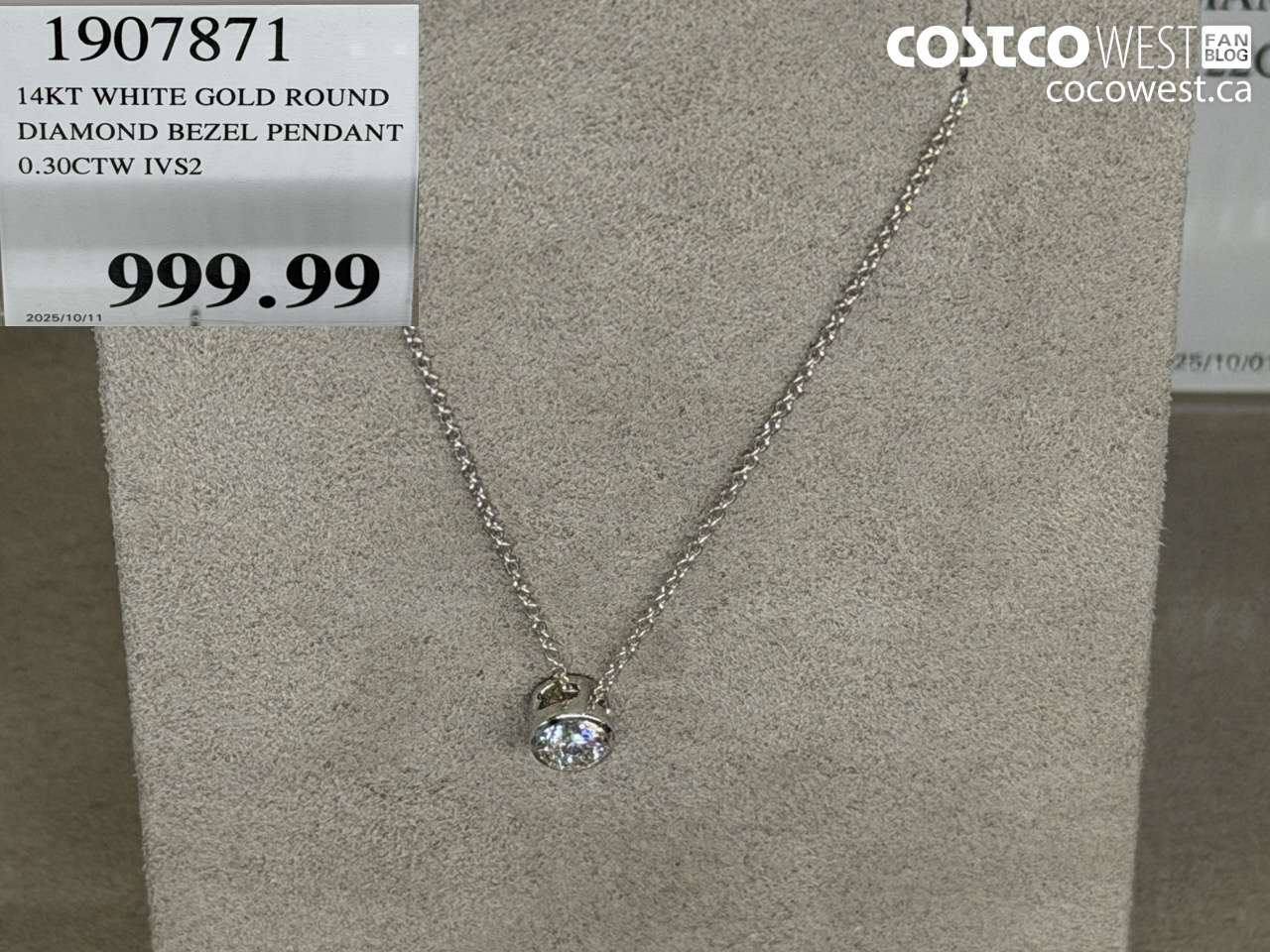 1907871 14KT WHITE GOLD ROUND DIAMOND BEZEL PENDANT 0.30CTW IVS2 $999.99