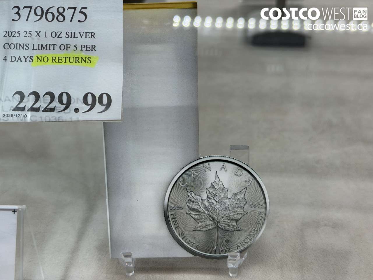 3796875 2025 25 X 1 OZ SILVER COINS LIMIT OF 5 PER 4 DAYS NO RETURNS $2229.99