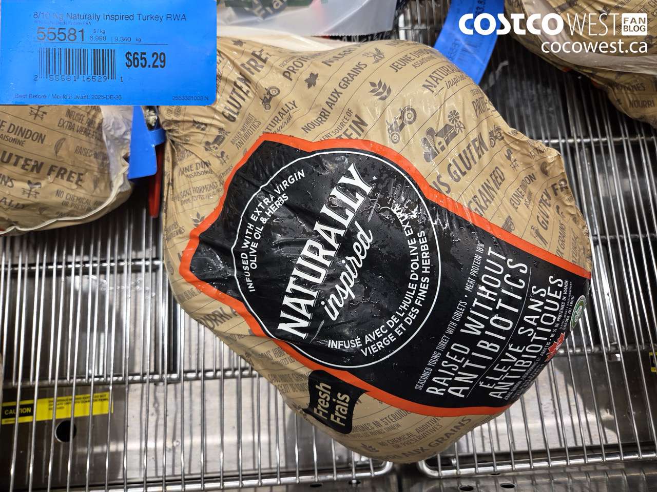 55581 8/10 KG NATURALLY INSPIRED TURKEY RWA $6.99