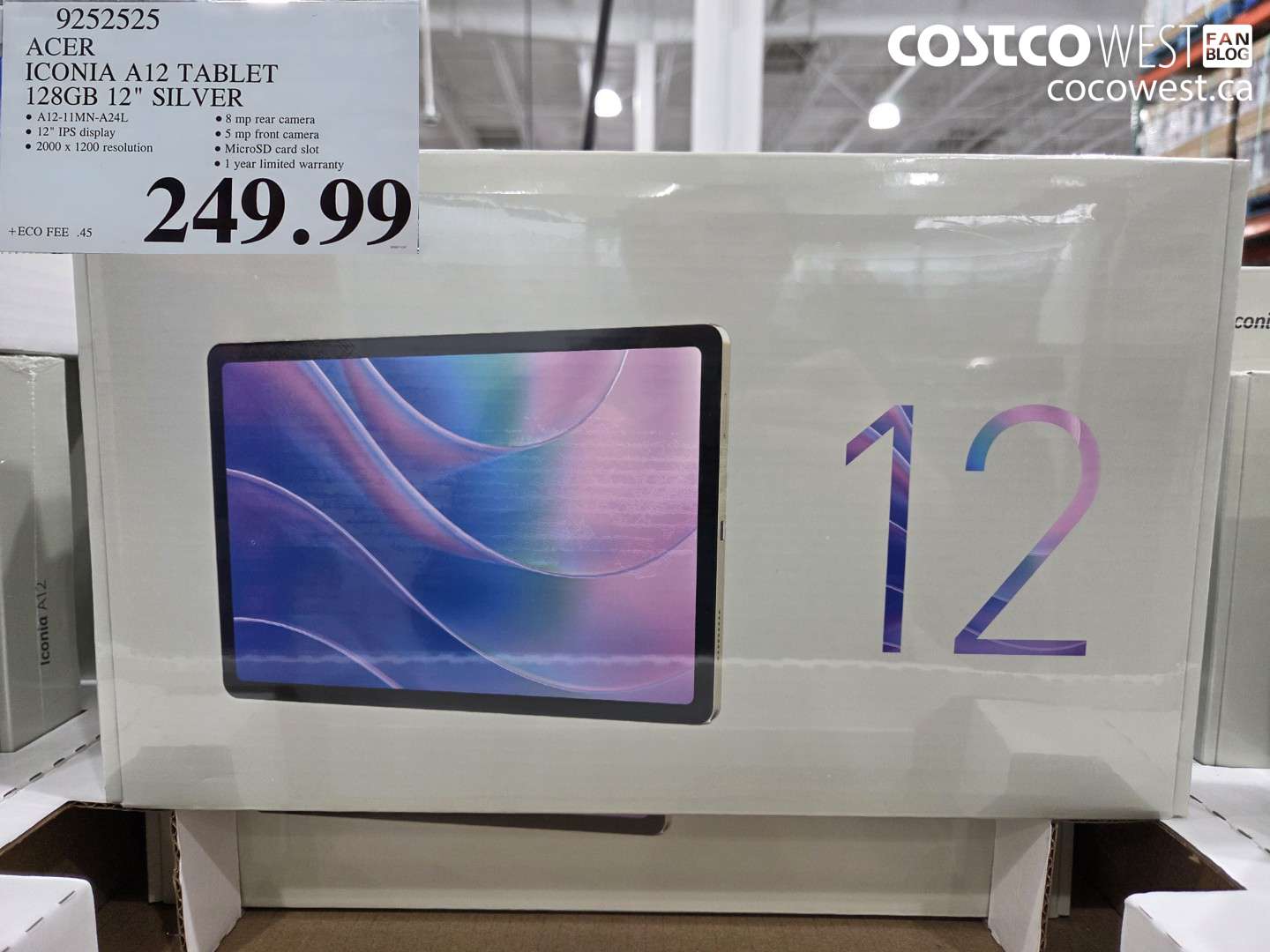 9252525 ACER ICONIA A12 TABLET 128GB 12